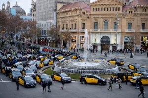 Barcelona Taxi Strike